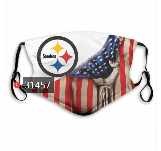 NFL 2020 Pittsburgh Steelers 129 Dust mask with filter